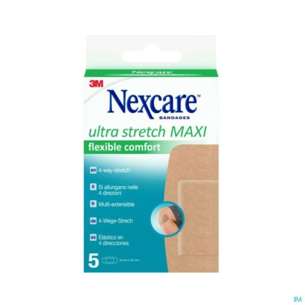 Nexcare Ultra Stretch Maxi Flex Comf Pleist 5 St