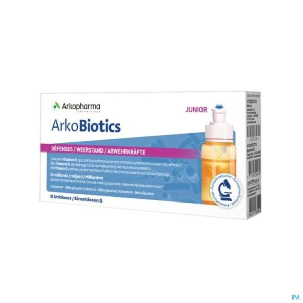 Arkobiotics Weerstand Junior 5 Flac 10 Ml