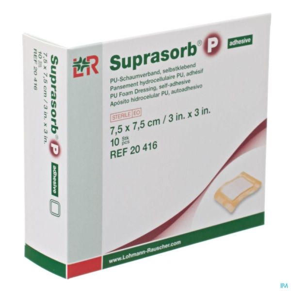 Suprasorb P 7,5X7,5Cm 20416 Pu Wcl 10 St