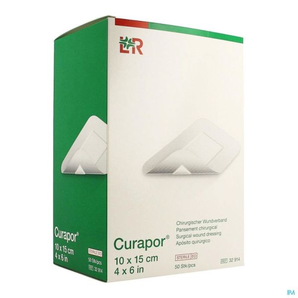 Curapor Ster 10X15Cm 32914 50 St Nm