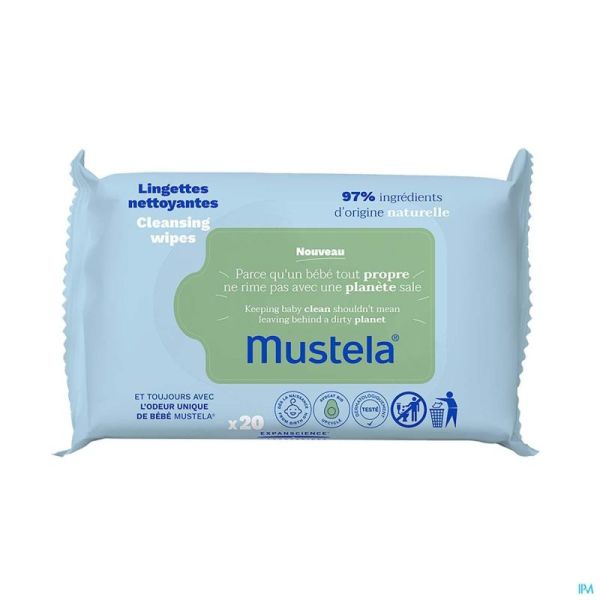 Mustela Baby Reinigende Doekjes 20 St