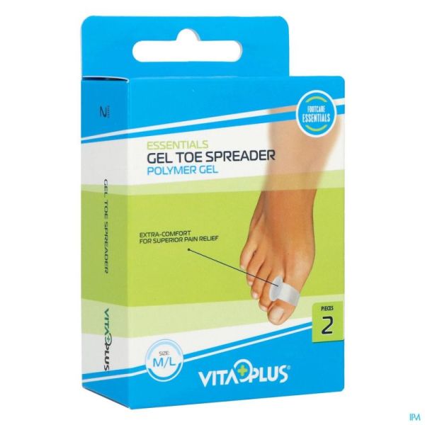 Vitaplus Teenspreider Groot Gel M/L 2 St