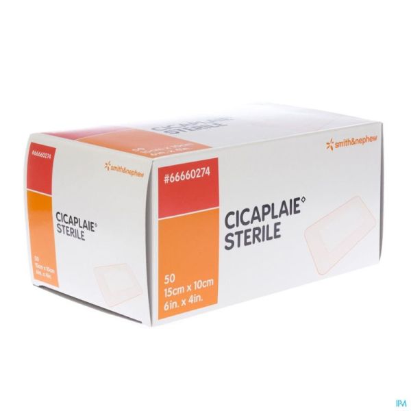 Cicaplaie Pans Sterile 15,0cmx10cm 50 66660274