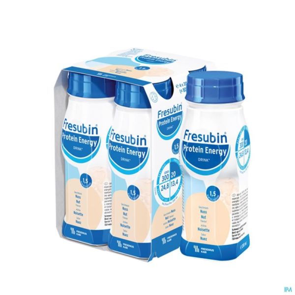 Fresubin Protein Energy Drink Noisettes Fl 4x200ml