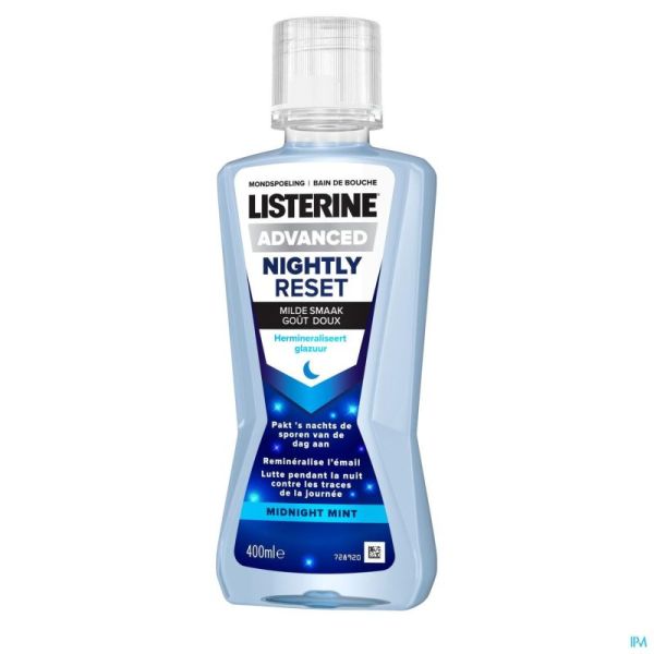 Listerine Mondwater Nightly Reset 400 Ml