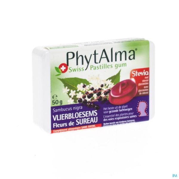 Phytalma Vlierbloesem Gum Past Z S 50 G