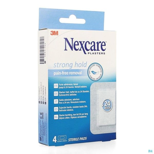 Nexcare Strong Hold 76X101Mm N0904Nam 4 Pads