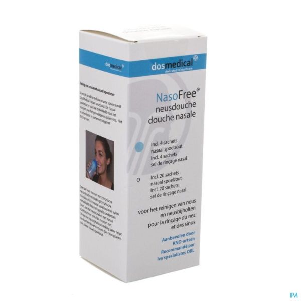 Nasofree Neusdouche Flac + 4 Zak