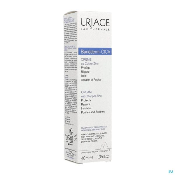 Uriage Bariederm Cica Crem Cu-Zn 40 Ml