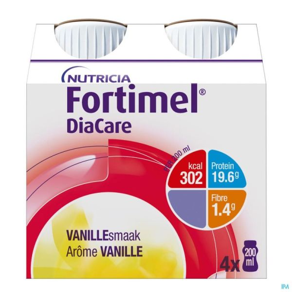 Fortimel Diacare Vanille 40959 4 X 200 Ml