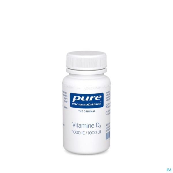 Pure Encapsulations Vitamine D3 1000 Ie 60 Caps