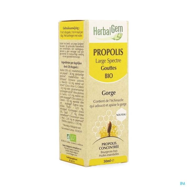 Herbalgem Propolis Large Spectr Bio 50675 50 Ml