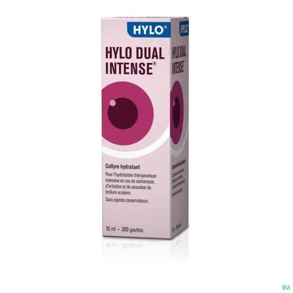 Hylo Dual Intense Gutt Oculaires 10ml