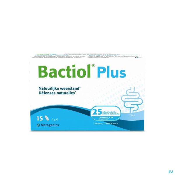 Bactiol Plus Caps 15 27718 Metagenics