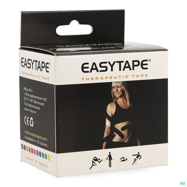 Easytape Kinesiology Tape Zwart 5 Cm X 5 Cm