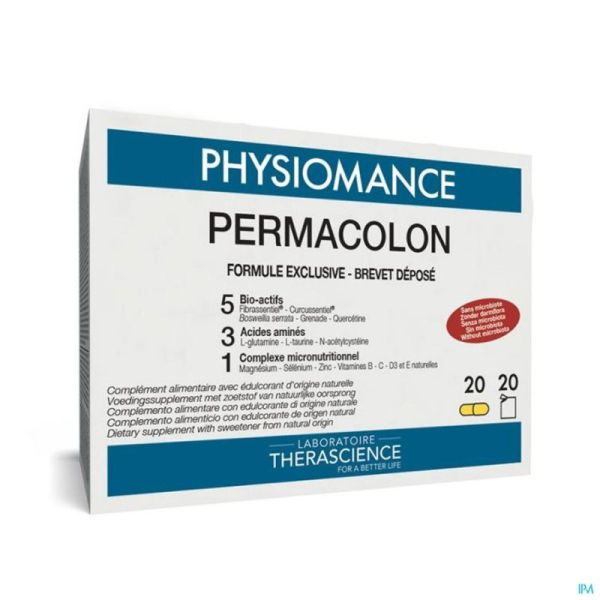 Physiomance Permacolon.z/Prob Phy19 20 Z + 20 Caps