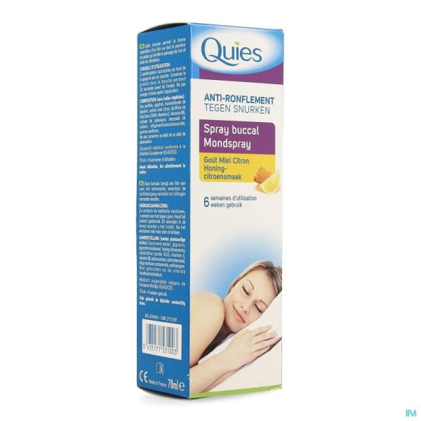 Quies Anti-Snurk Spray 70 Ml