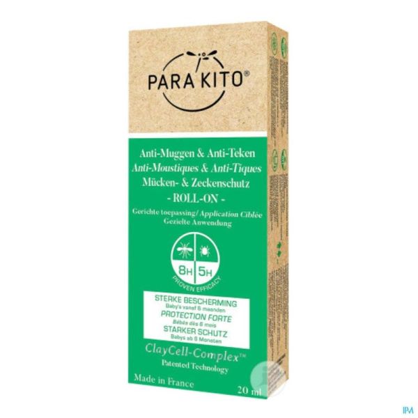 Para Kito Roll-On Sterke Bescherming 20 Ml