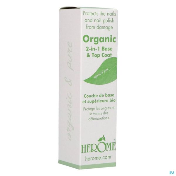 Herome Organic 2In1 Base/Top Coat Bio 2155 10 Ml