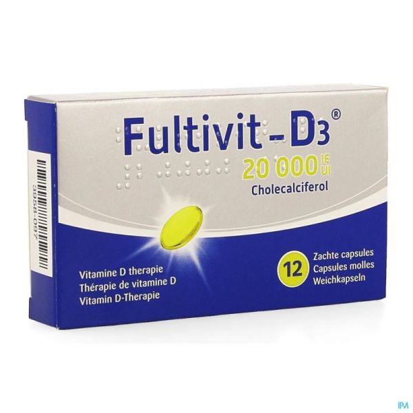 Fultivit-d3 20000iu Caps Molle 12