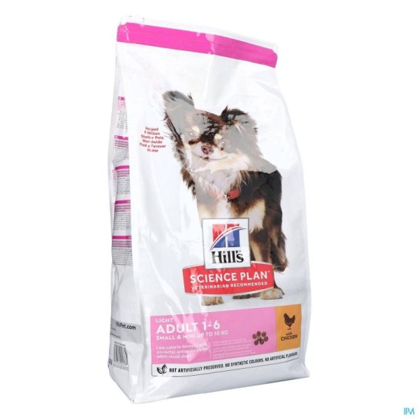 Hills Sp Canine Adult Light S&Mini Chicken 6 Kg