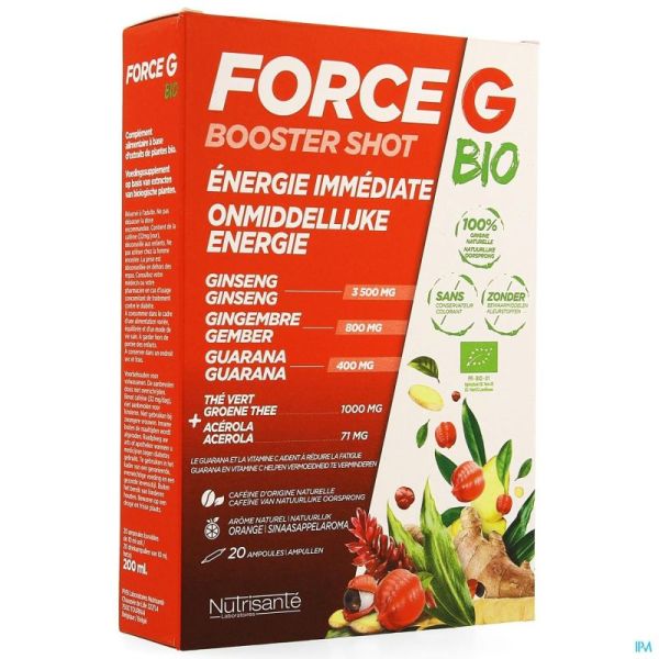 Force G Booster Shot Nutrisante Bio 20 Amp