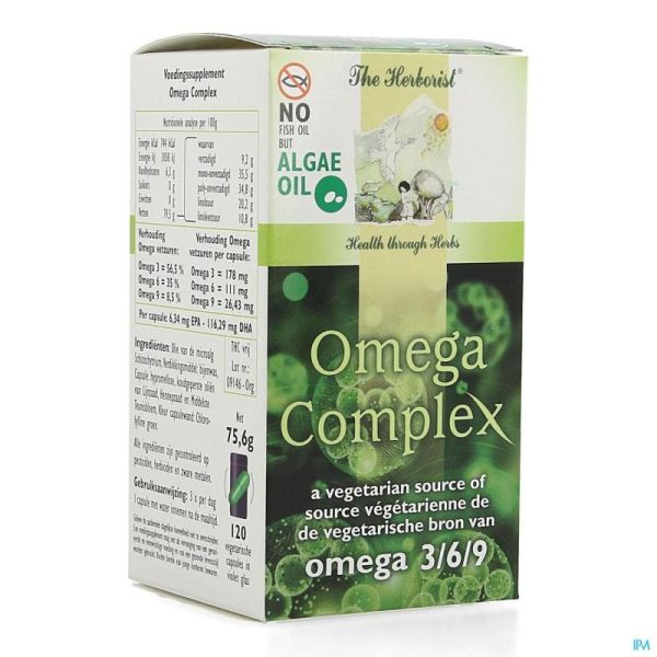 Herborist Omega Complex Algae Oil 120 V-Caps