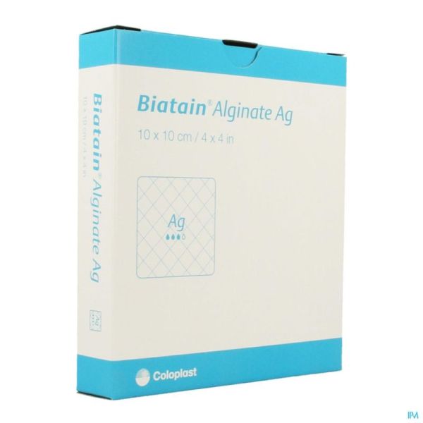 Biatain Alginate Ag 3760 10X10Cm 10 St