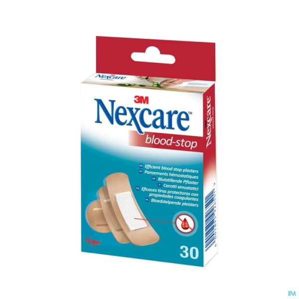 Nexcare Blood Stop Assort 30 Strip N1730As