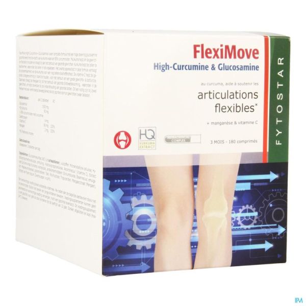 Fytostar Flexi Move Curcumine + Glucosam 180 Tabl