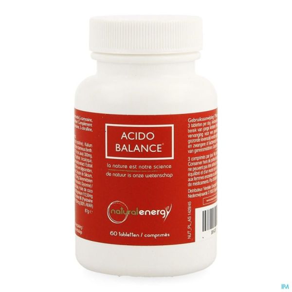 Acido Balance Nat Energy 60 Tabl