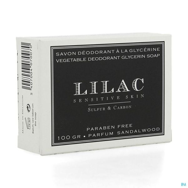 Lilac Deodorantzeep Glycerine Zwavel Act.kool 100G