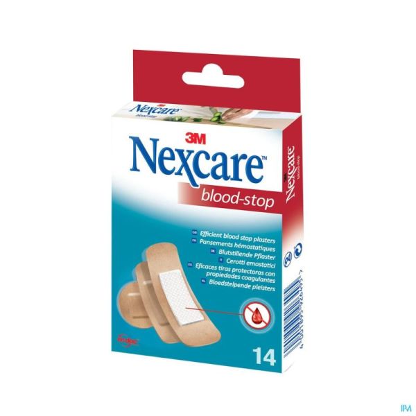 Nexcare Blood Stop Assort 14 Strip N1714As