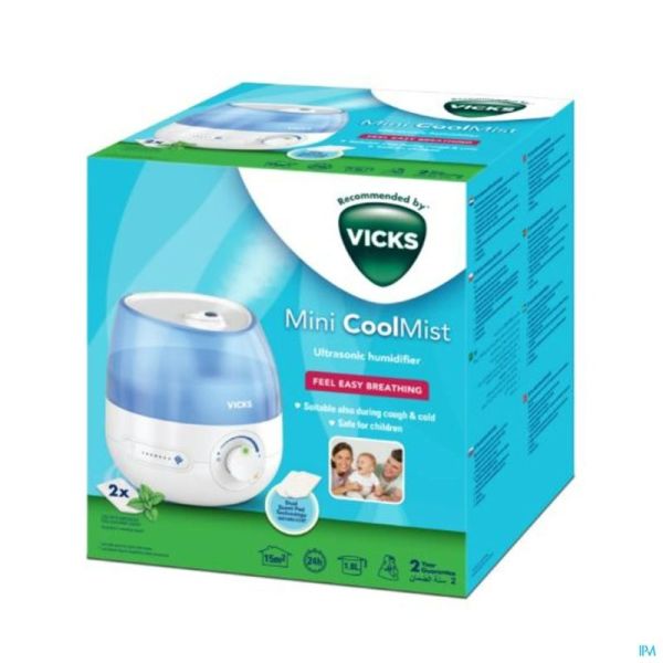 Vicks Mini Cool Mist Luchtbevocht Ultrasoon Nm