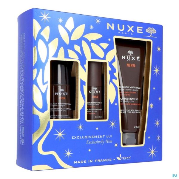 Coffret Noel NUXE MEN Hydratant 3 Prod Nf