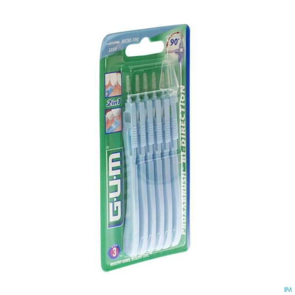 Gum Proxabrush Bi Direct Micro 2314M 6 St