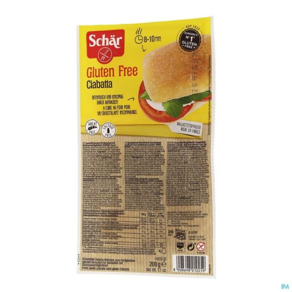 Schar Ciabatta 200 G