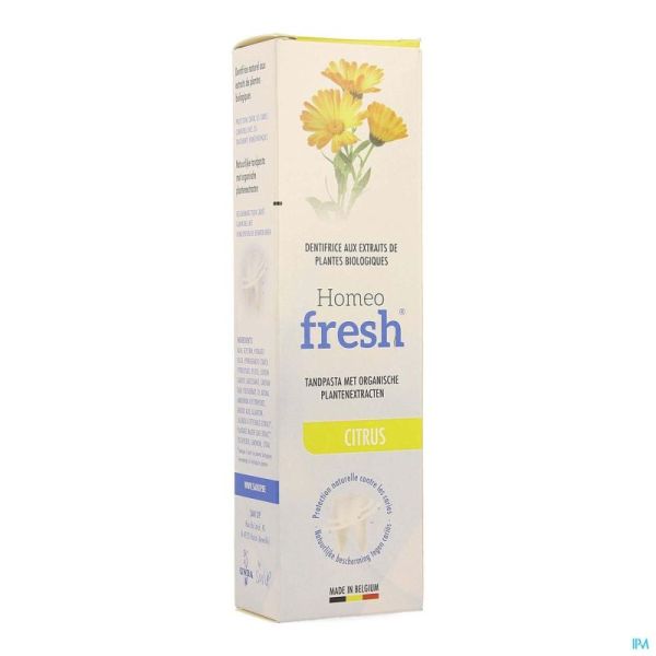 Homeofresh Dentifrice Citron Tube 75ml