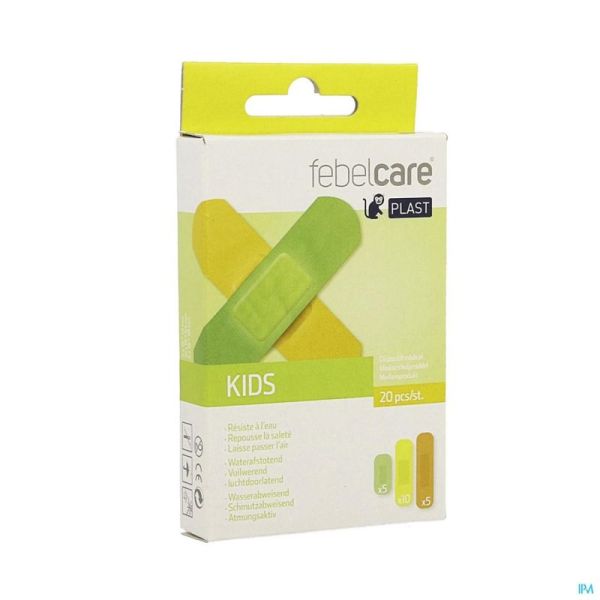 Febelcare Plast Kids Neon Mix 20 St