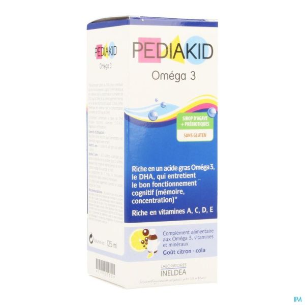 Pediakid Omega-3 Oplos 125 Ml