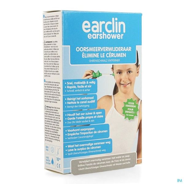 Earclin Earshower Oorsmeerverwijder Kids 1 St