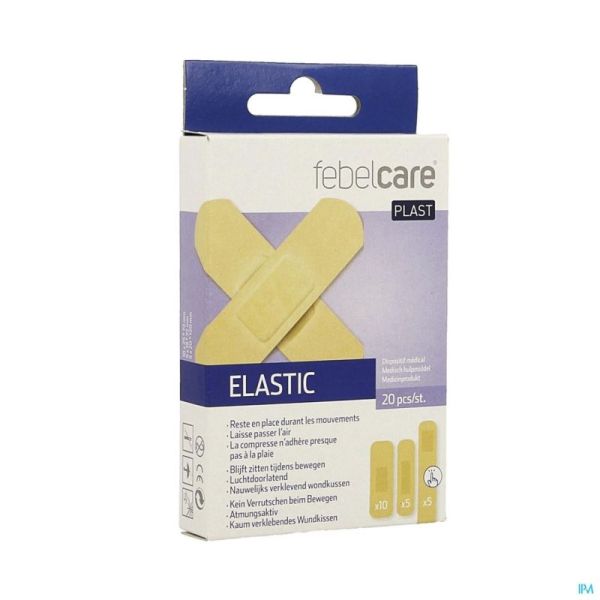 Febelcare Plast Elastic Mix 20 St