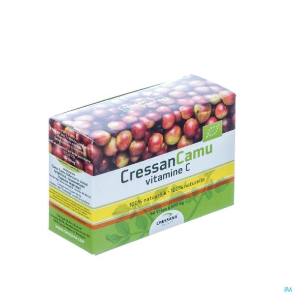 Cressan Camu Vit C Bio 60 V-Caps 500 Mg