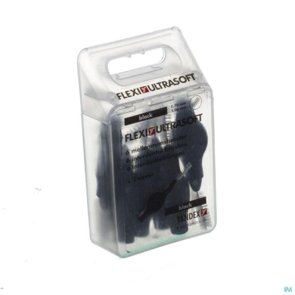 Flexi Interdental Brush Ultras Black Stand 6 St
