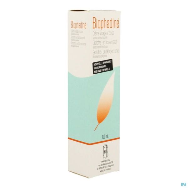 Biophadine Crem Gezicht/Lich 100 Ml Nf