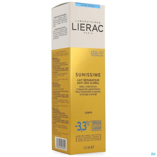 Lierac Sunissime Lait Repar.rehydra Corps Tb 150ml