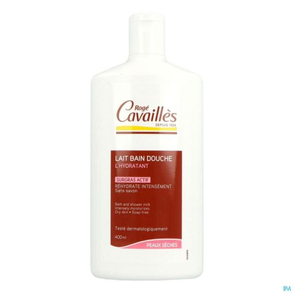 Roge Cavailles Bad/Douchemelk Dr Huid 400 Ml