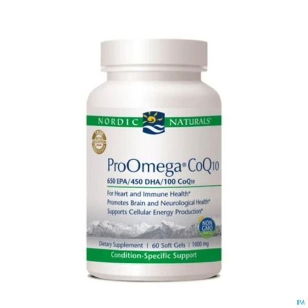 Pro Omega Coq10 60 Softgels Nm