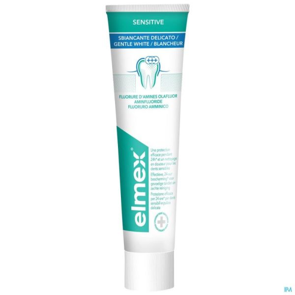Elmex Sensitive Gentle White Tandp Tube 75 Ml Nf
