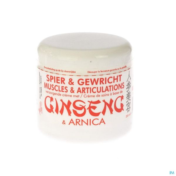 Ginseng + Arnica Crem Spier + Gewricht 250 Ml